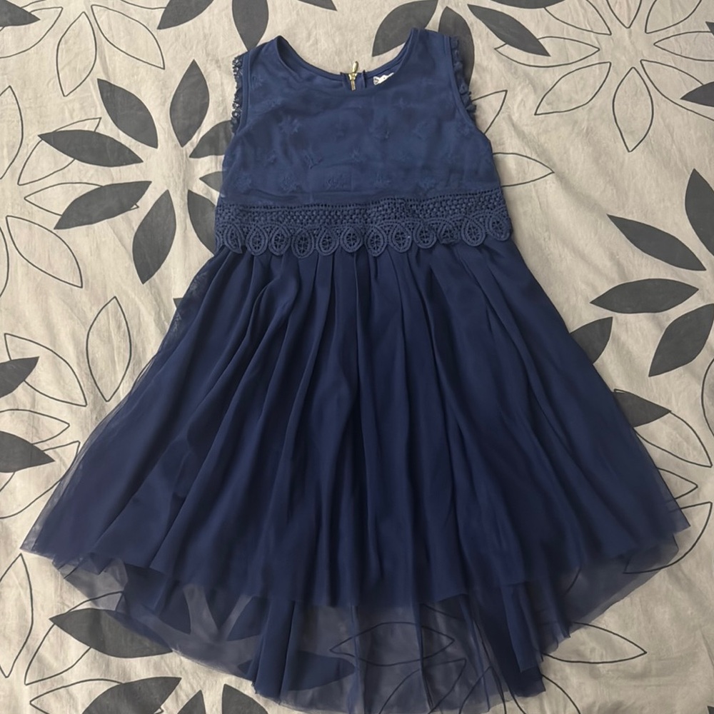 Elegant Kids Navy Blue Dress